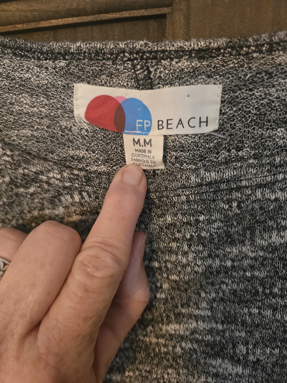 Free People relaxed gray